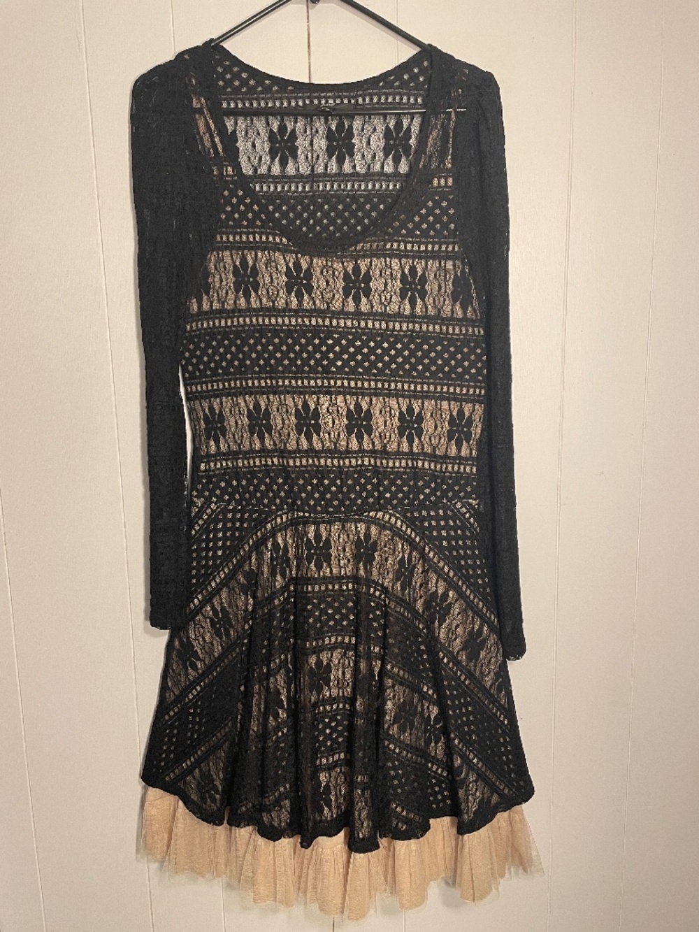 'ABS' Allen Schwartz, size S, black lace